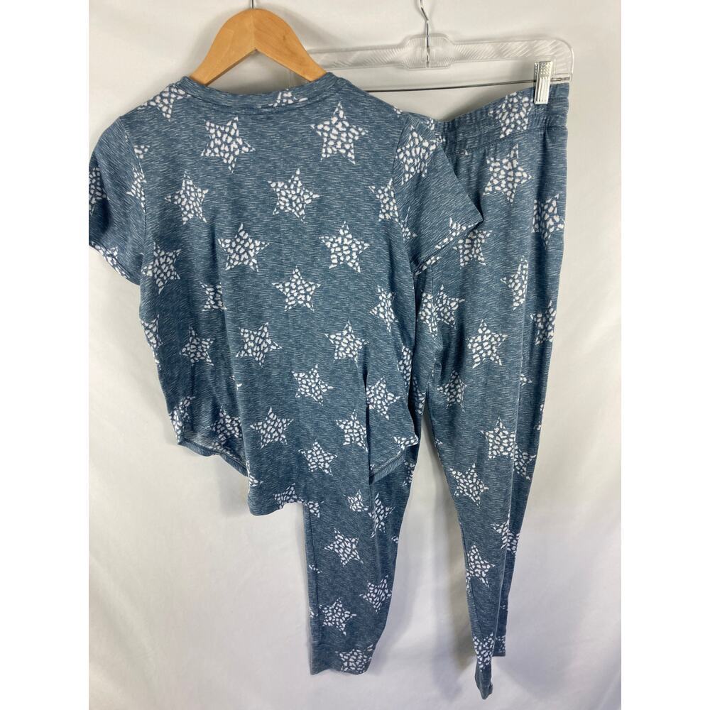 Jaclyn Intimates Star Pattern Soft PJ Set Size Large - Picture 5 of 5